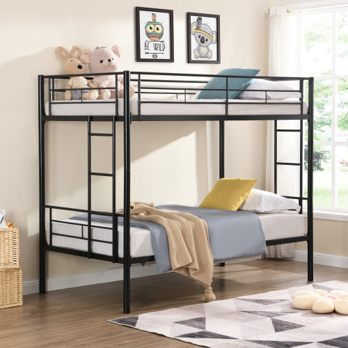 METAL BUNK BED BLACK