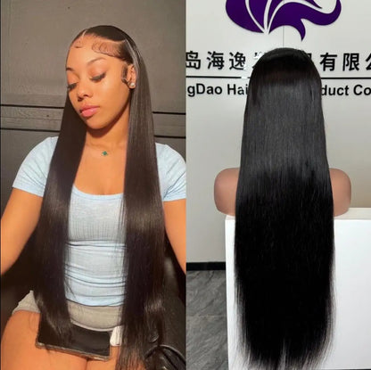 2025New Lace Front Wig Human Hair Transparent 13x4 Full Lace Straight Hair Different Lengths Ready To Ship