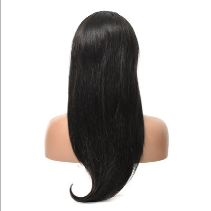 Hot Trend  Raw Cuticle Aligned Straight Lace Black Female Front Wig Thin Invisible HD Lace Human Hair